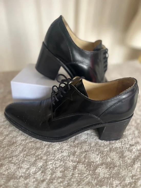 The Office of Angela Scott Miss Button Black Derby/Oxford - Picture 3 of 10